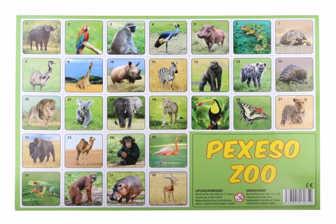 Pexeso ZOO foto živali