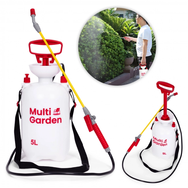 Ročni tlačni razpršilec za vrt MultiGarden 5L