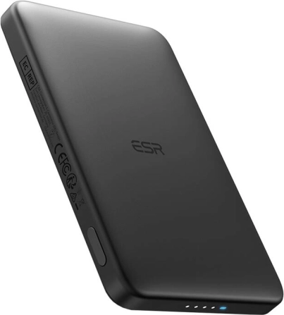 Magnetna powerbanka ESR Qi2 MagSlim 5000 mAh črna