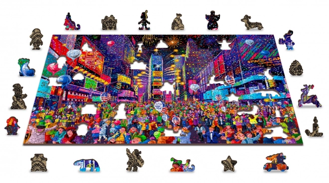 Leseno mesto Lesen puzzle Silvester 2v1, 505 kosov EKO