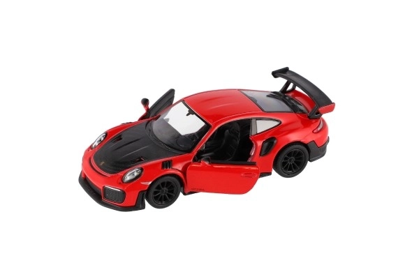 Avto Kinsmart Porsche 911 GT2 RS kov/plast 13 cm 4 barve na vzvratno navijanje 12 kos v škatli