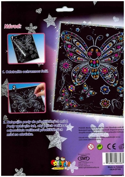 ARTLOVER Biserna slika Sove 20x25 cm