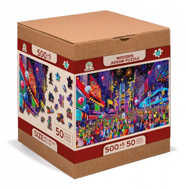 Leseno mesto Lesen puzzle Silvester 2v1, 505 kosov EKO
