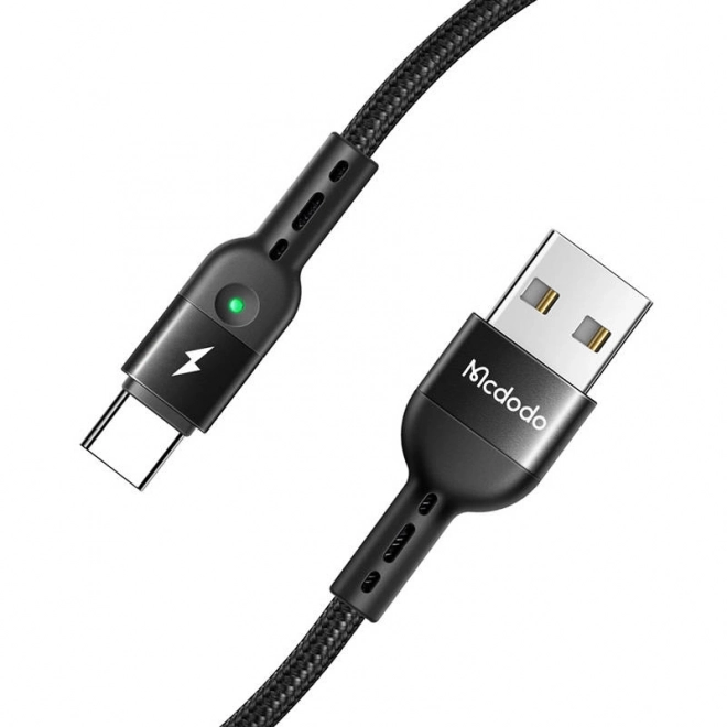Vzmetni kabel USB na USB-C Mcdodo Omega CA-6420 1,8 m (črn)
