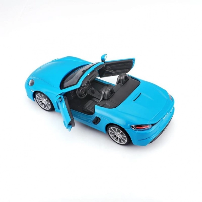 Bburago 1:24 Porsche 718 Boxster Modra