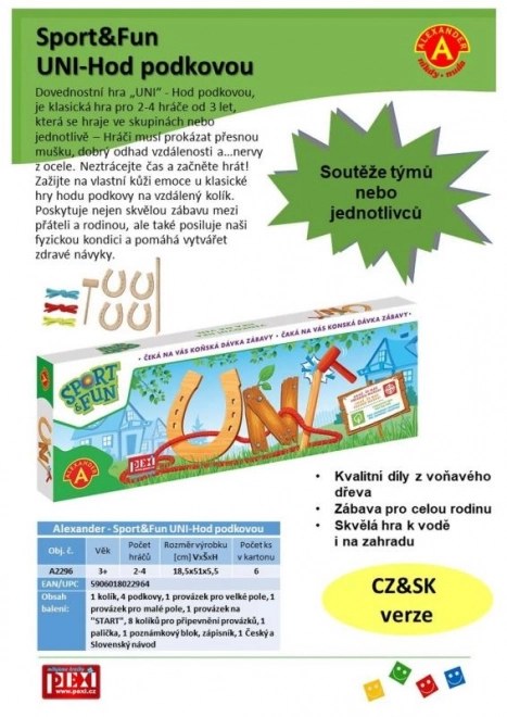 Metanje podkve Sport & Zabava