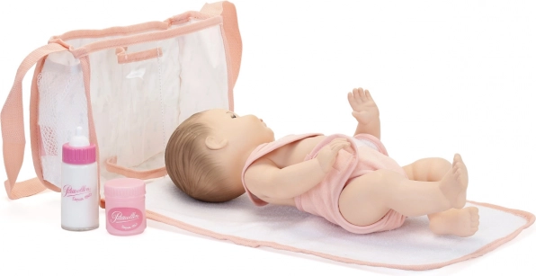 Petitcollin previjalni set za punčke z torbico 2v1