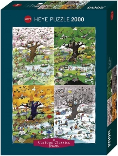 Sestavljanka 2000 koščkov HEYE – štiri letni časi