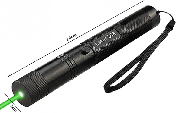 Močan zeleni žarek 532 nm