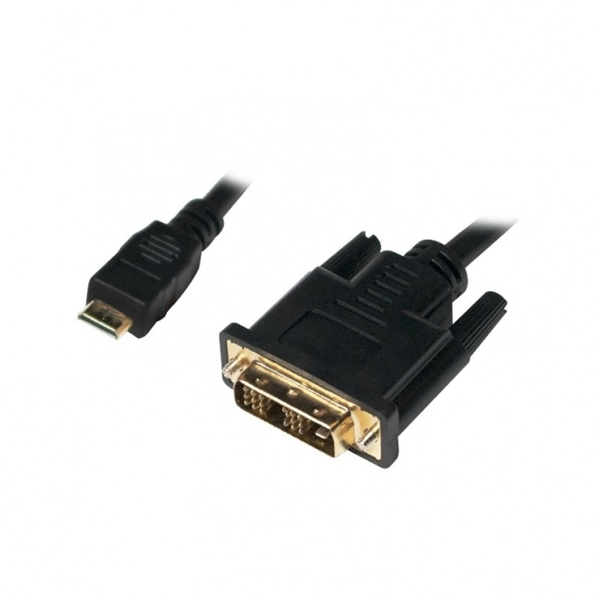 Kabel mini HDMI na DVI-D 2m črn