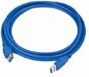 Podaljševalni kabel USB 3.0 AM–AF 3 m moder