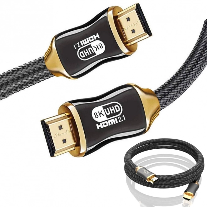Hdmi kabel ultra hitrost 8k 60hz 4k 120hz zlato 3m