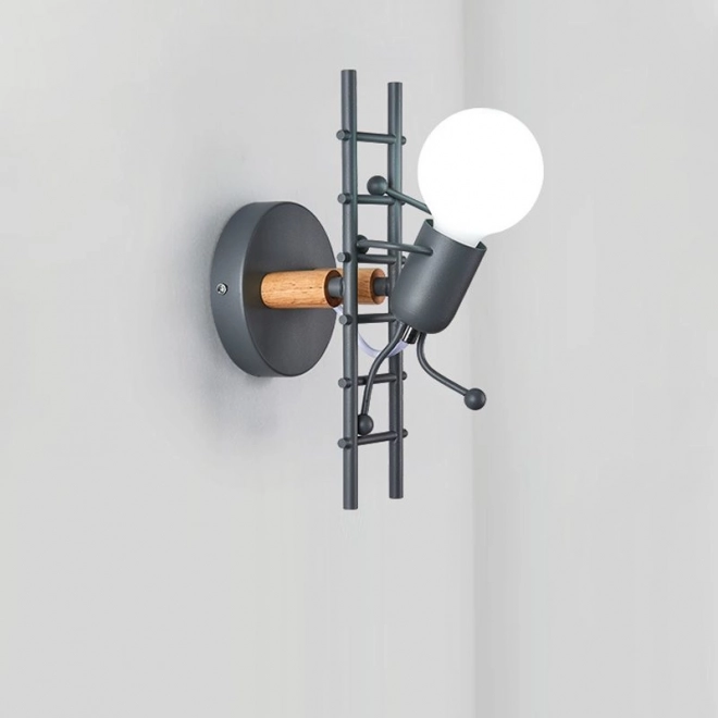 Stenska svetilka Loft Humanoid črna