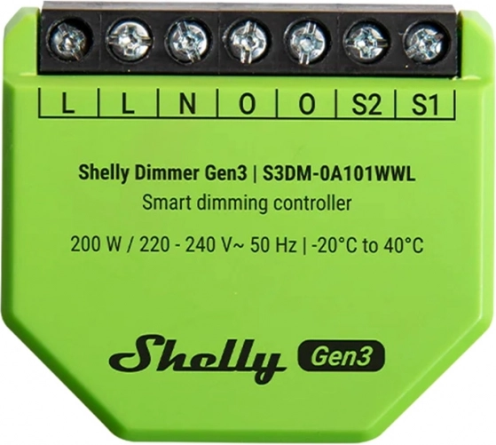 Zatemnilnik Shelly Dimmer Gen3