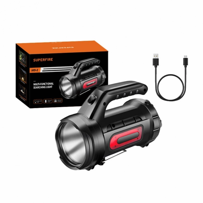 Svetilka Superfire M9-E, 900lm, USB
