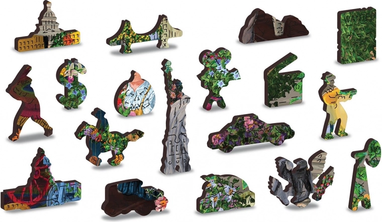 Unikatno oblikovani koščki kot majhne figurice