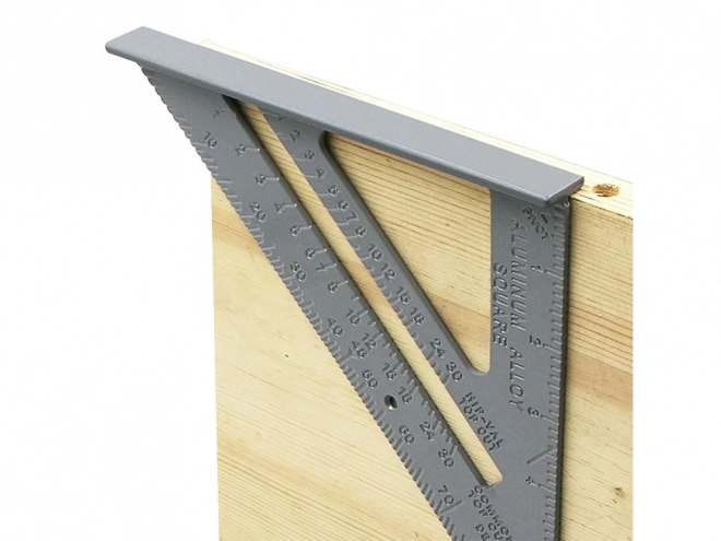 Aluminijast kotnik z graviranimi oznakami 180 mm