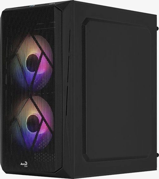 Črna Mini Tower ohišje ARGB USB 3.0