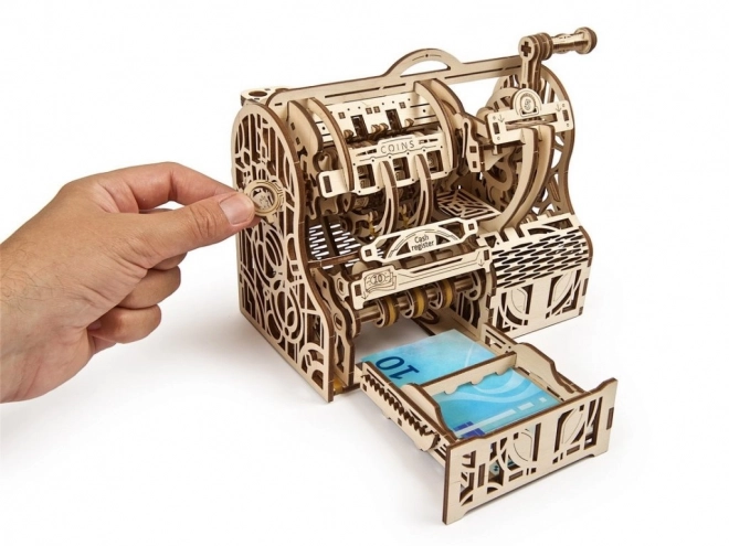 Ugears 3D lesene mehanske puzzle Blagajna