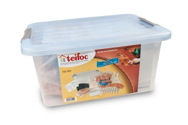 Komplet Teifoc Šolski Set 320 kosov v plastični škatli z ročaji 39x19x29 cm