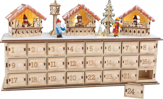 small foot leseni adventni koledar božični sejmi