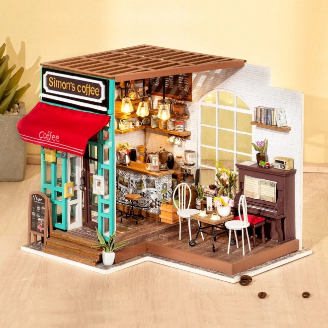 Šimonova kavarna - DIY miniaturna kavarna v hišici za punčke