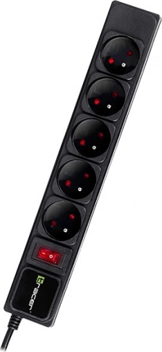 Napajalni trak Tracer PowerGear 3 m črna 5 vtičnic