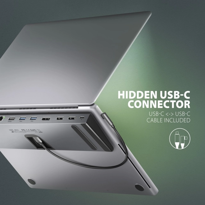 11-v-1 večvratna USB-C razdelilna postaja 5Gbps