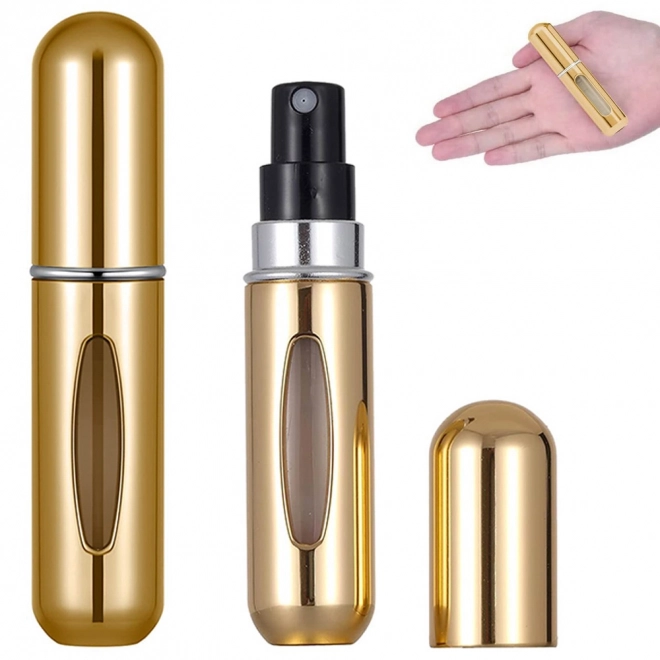 Potovalni razpršilec s pršilnikom za parfum 5ml razdeljevalec parfuma – zlata