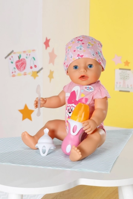 Interaktivna steklenička in žlička za lutke BABY Born