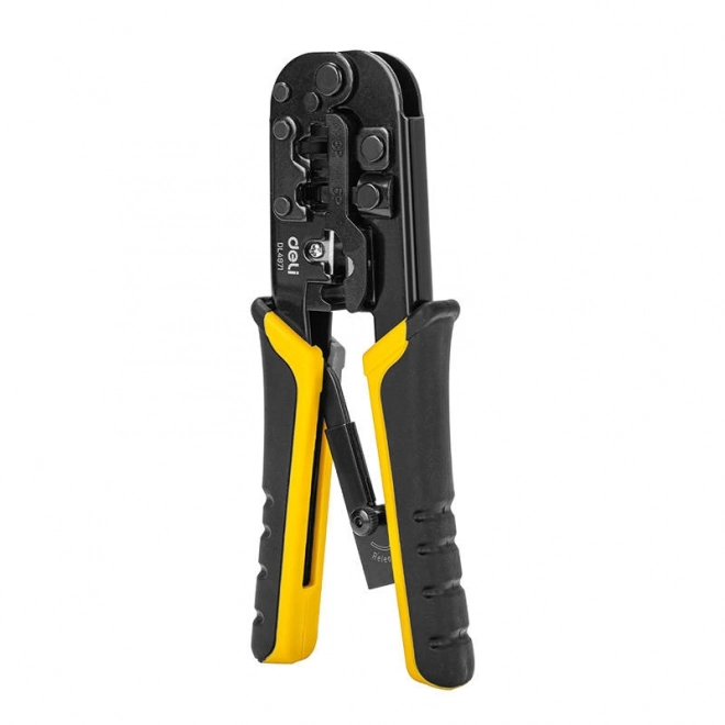 Deli Tools EDL4971 Klešče za krimpanje ethernetnih konektorjev, 4/6/8P, RJ45/RJ14/RJ12/RJ9