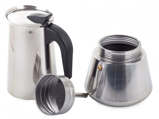 Italijanska moka kavni aparat 12 kav 600 ml nerjaveče jeklo