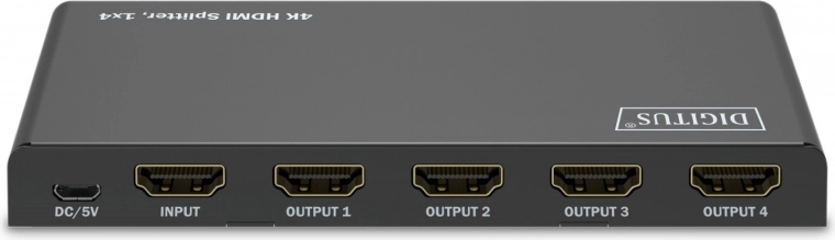 Razdelitev signala 1×4 v 4K/60 Hz