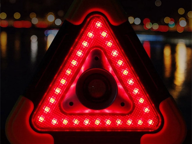 Opozorilni trikot z LED svetilko in polnilno baterijo