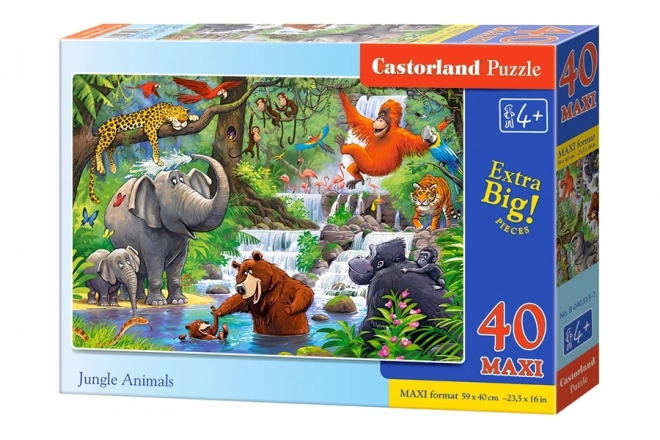 Puzzle Džungelske živali Maxi