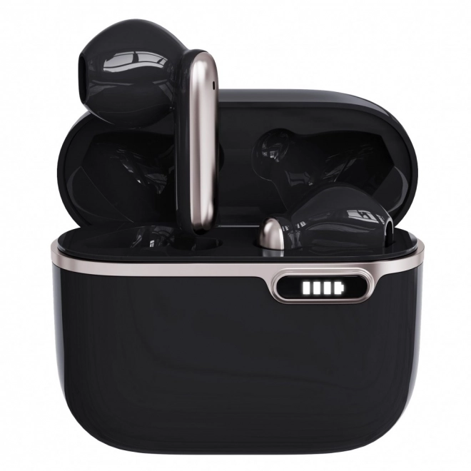 Bluetooth slušalke s HQ mikrofonom TWS (USB-C) črne
