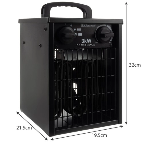Električni grelec z ventilatorjem Kaminer 24361