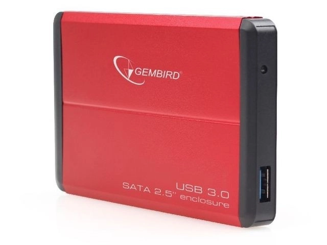 Zunanji ovitek za HDD 2,5'' SATA USB 3.0 rdeč