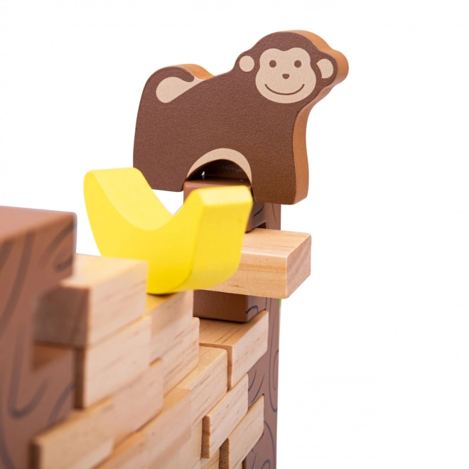 Bigjigs Toys Lesena motorna igra Podivna Džungla