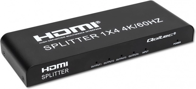 Razdelilnik HDMI Qoltec 4K 1x4
