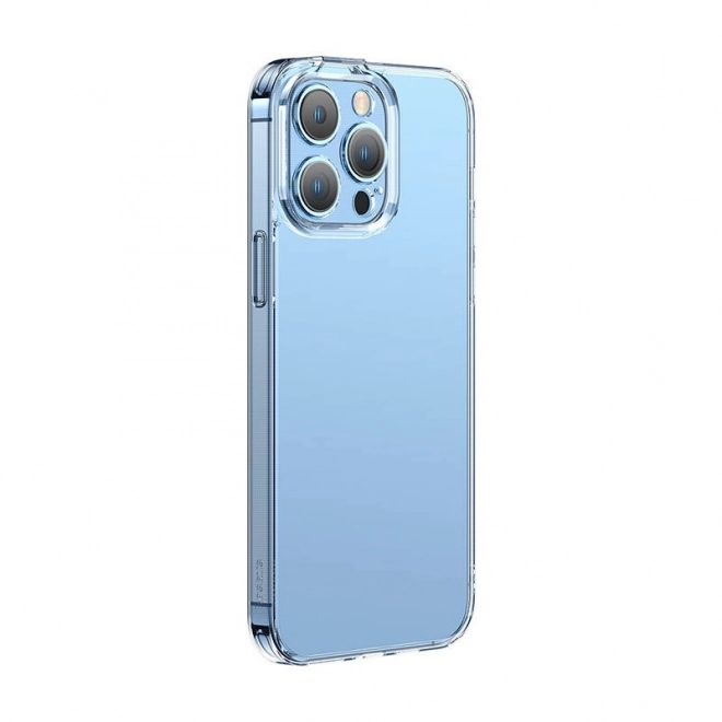 prozorna torbica in kaljeno steklo za iPhone 14 Plus Baseus SuperCeramic