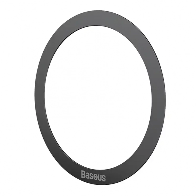 Baseus Halo magnetni obroček za telefone, MagSafe (črna)