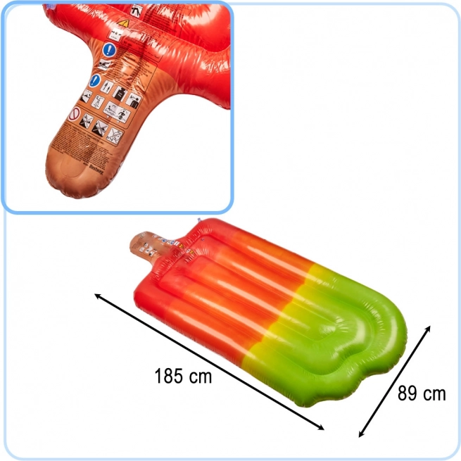 BESTWAY napihljiva blazina v obliki lučke 185 × 89 cm, nosilnost 90 kg