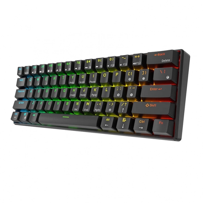 Mehanska tipkovnica Royal Kludge RK61 RGB z rdečimi stikali