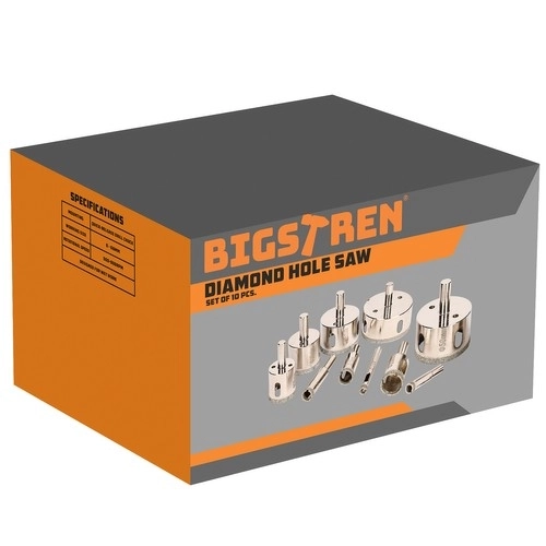 Diamantni rezalni svedri set 10 kosov - Bigstren 21641