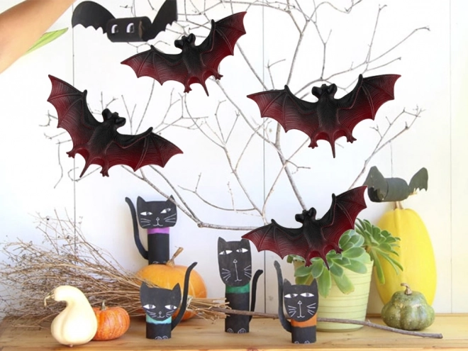 Halloweenska dekoracija netopirjev set