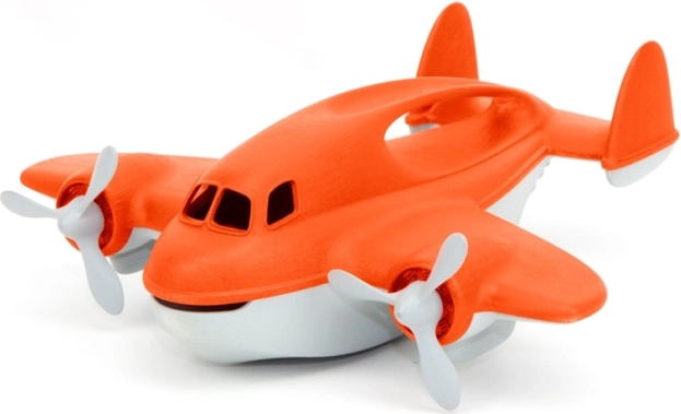 Green Toys gasilsko letalo oranžno