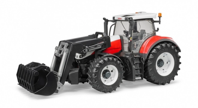 Bruder traktor Steyr Terrus CVT s čelnim nakladačem