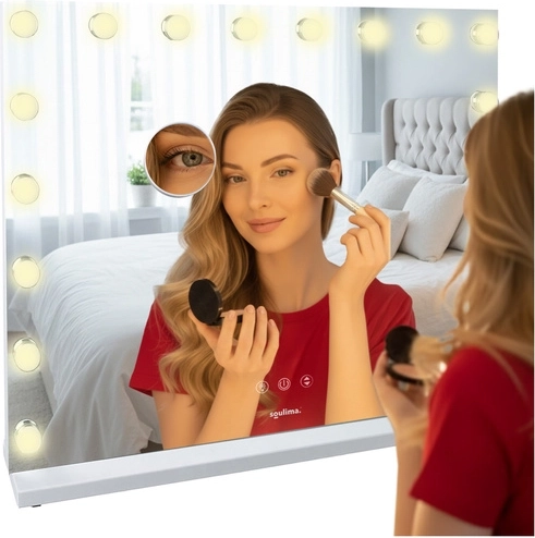 Holivudska LED osvetlitev za brezhiben make‑up