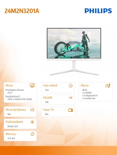 Monitor Philips 24M2N3201A IPS 24 palcev